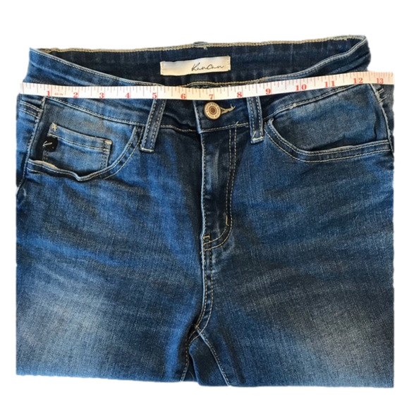 KanCan Mid Rise Skinny stretch Jeans Womens Sz 7 / 27 blue Medium Wash Estilo - Picture 7 of 12